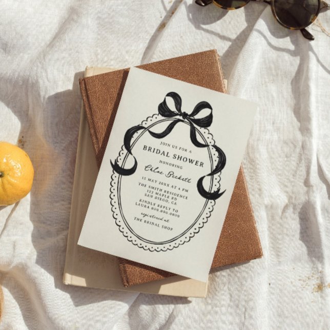 Convites Chá de panela de quadro do Arco desenhado à mão pr (Criador carregado)