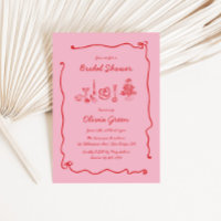 Chá de panela de Quadro do Arco Manuscrito Vermelh