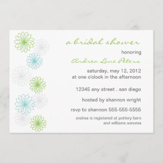 Convites Chá de panela de Reflexão Floral