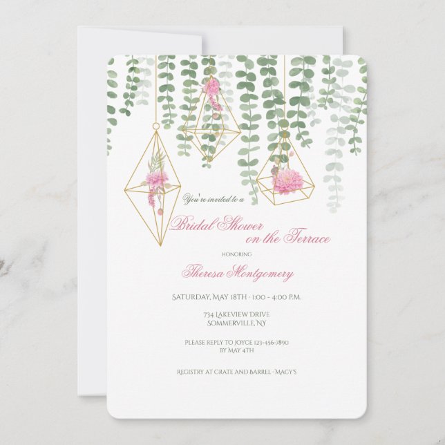 Convites Chá de panela de retenção de Vamos (Frente)