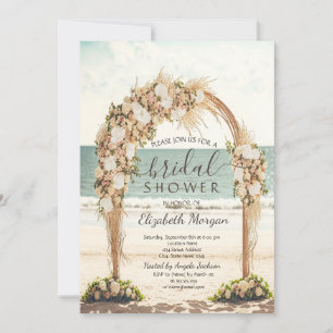 Convites Chá de panela de Rosas de Arbor de Praia