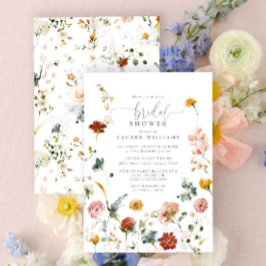 Convites Chá de panela de Script Botânico das Flores de Jar