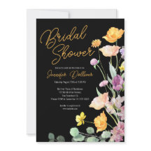 Chá de panela de Script Chic Wildflower