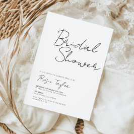 Convites Chá de panela de Script Elegante Moderno