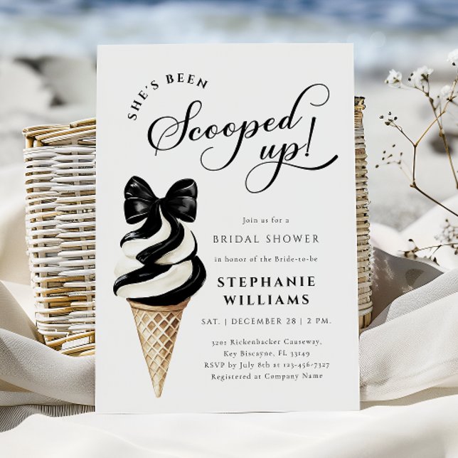 Convites Chá de panela de Sorvete moderno (Criador carregado)