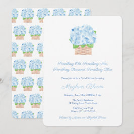 Convites Chá de panela De Tema Azul Do Lado Do Oceano