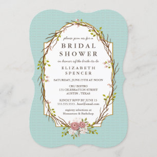 Convites Chá de panela de Terra do Jardim Florestal