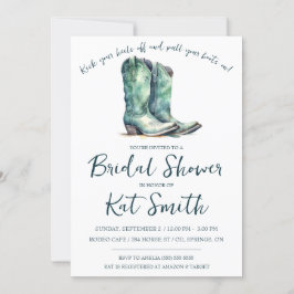 Convites Chá de panela de vaqueiro ocidental