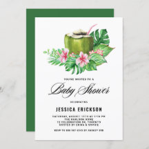 Chá de panela de Verão de Coco de Aquarela Tropica