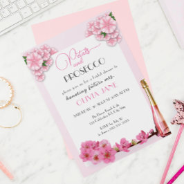 Convites Chá de panela de Verão de Petals & Prosecco