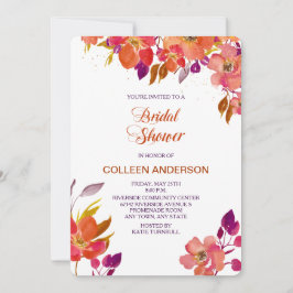 Convites Chá de panela de Verão Elegante