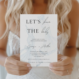 Convites Chá de panela de Vestido de Aquarela LGBTQ