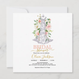 Convites Chá de panela De Vestido De Casamento