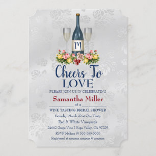 Convites Chá de panela De Vinhos