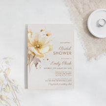 Chá de panela Delicado Floral de Aquarela Elegante