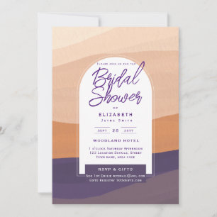 Convites CHÁ DE PANELA DIGITAL Convidar Laranja Roxo
