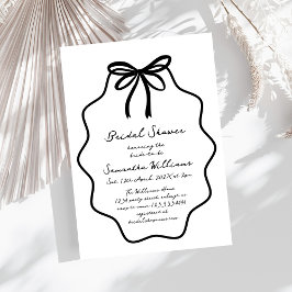 Convites Chá de panela do Arco do coquete desenhado à mão