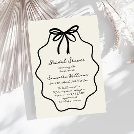 Convites Chá de panela do Arco do coquete desenhado à mão