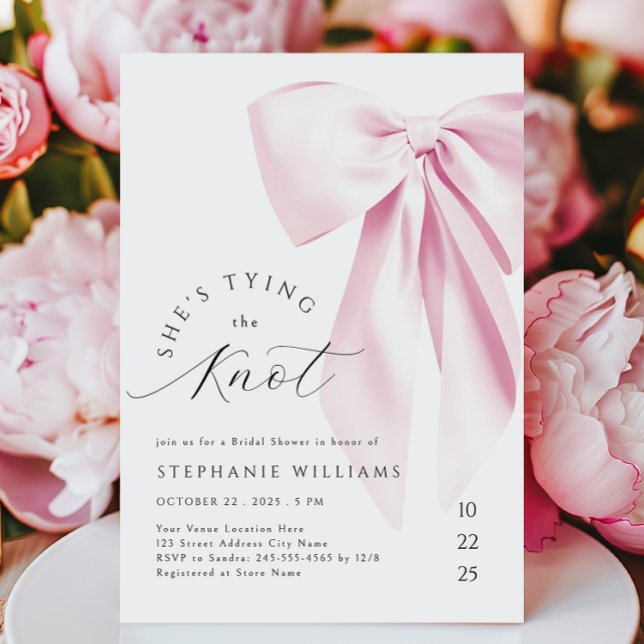 Convites Chá de panela do Arco Rosa casando (Criador carregado)