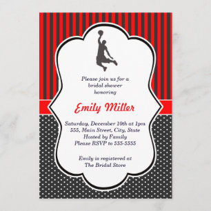 Convites Chá de panela do basquetebol