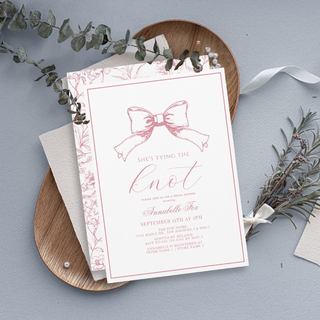 Convites Chá de panela do Casando rosa (Criador carregado)