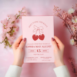 Convites Chá de panela do coquete do casando