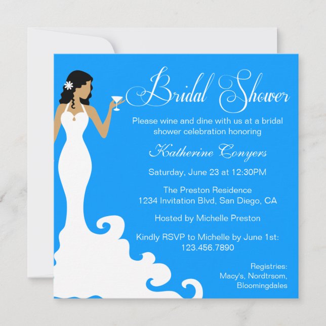 Convites Chá de panela do Damasco do Vinho Vermelho (Frente)