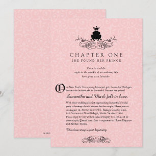 Convites Chá de panela do encanto   do livro de histórias