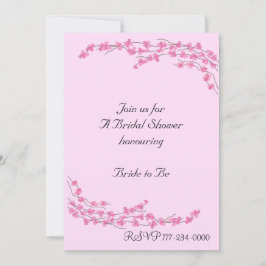 Convites Chá de panela do Flor Rosa