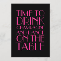 Chá de panela do fúcsia dos anos 20 rujir