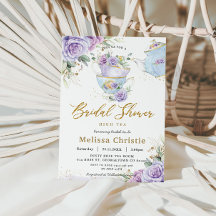 Chá de panela do Partido Elegante Floral Alta Tea