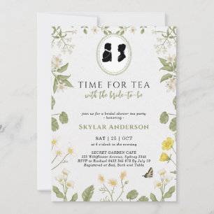 Convites Chá de panela do partido Regency Floral Tea