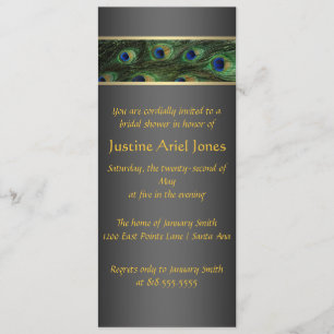 Convites Chá de panela do pavão