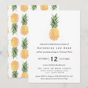 Convites Chá de panela do Pineapple