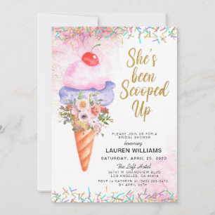 Convites Chá de panela do Sorvete cooptado