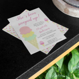 Convites Chá de panela do Sorvete cooptado