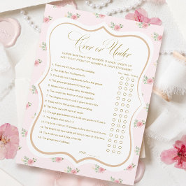 Convites Chá de panela do Tea Party sobre ou abaixo do cart