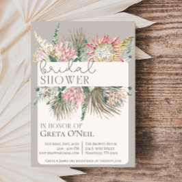 Convites Chá de panela do ventilador do boho