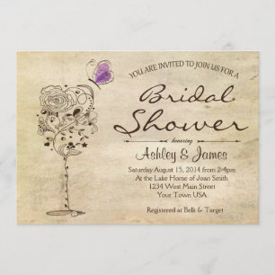 Convites Chá de panela do vinho & do queijo