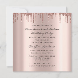 Convites Chá de panela Doce 16º Colírio Coração Rosa