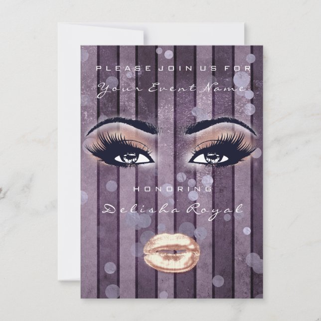 Convites Chá de panela Doce 16º Rosa (Frente)