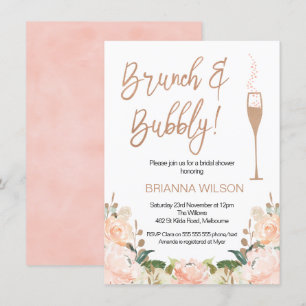 Convites Chá de panela Dourado Brunbble