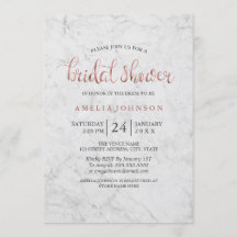 Chá de panela Dourado Rosa do Marble Faux