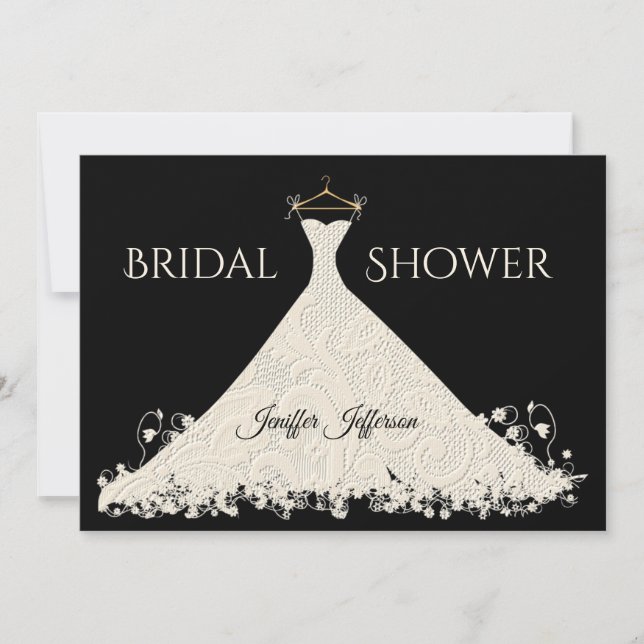 Convites Chá de panela Elegante (Frente)