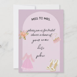 Convites Chá de panela Elegante