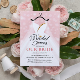 Convites Chá de panela elegante com palhaço de casamento