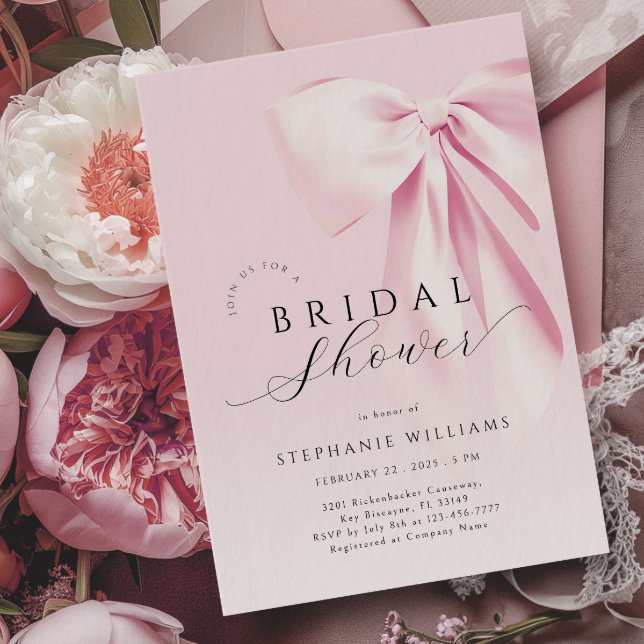 Convites Chá de panela Elegante de Arco rosa (Criador carregado)