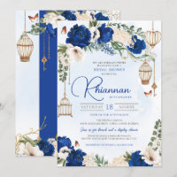 Chá de panela Elegante Floral Dourado da Borboleta