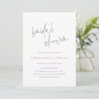 Chá de panela Elegante Lilac Dusty Clássico