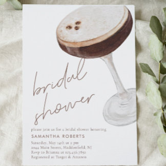 Convites Chá de panela Espresso Martini